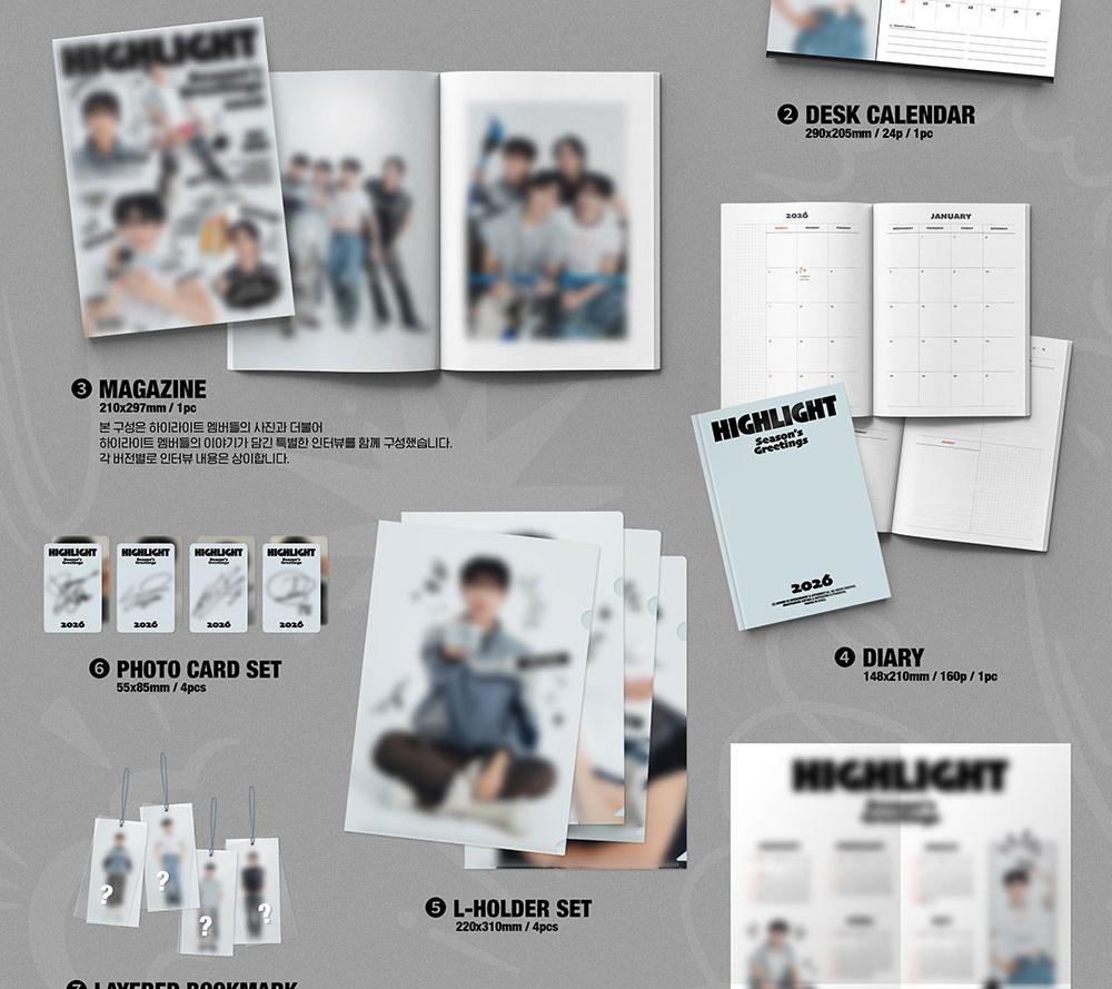 [POB] (GRAPHIC SIDE / CLASSIC SIDE ver.) HIGHLIGHT - 2026 Season's Greetings