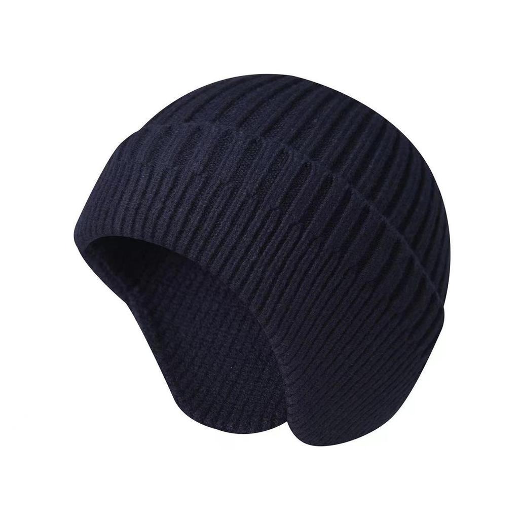 Hats Men's and Women's Winter Cold Protection Ear Protectors Cycling Windproof Hats Fleece Thickened Knitted Hats Helmets can be worn