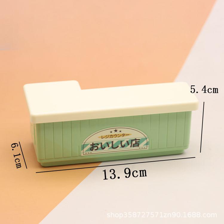 Simulation Mini Supermarket Shopping Mall Doll House Checkout Page Cash Register Lollipop Ornament Model Play House Small Toy