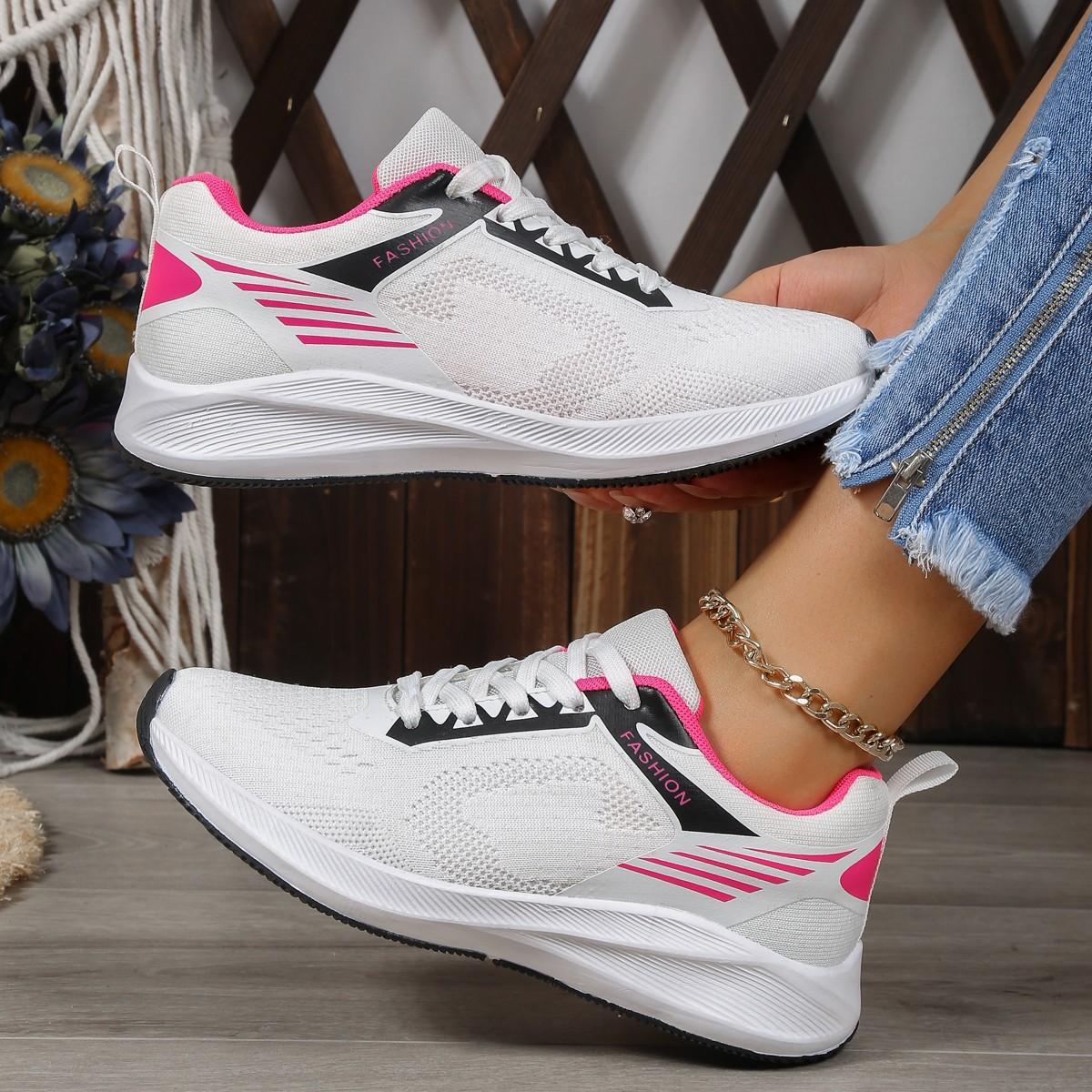 

Модные повседневные спортивные туфли большого размера с плоской подошвой, удобные 42 белый