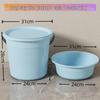 Portable Plastic Basin Bucket with Lid