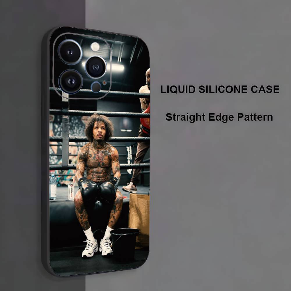 

G-Gervonta Boxer D-Davis Phone Case For iPhone 17,16,15,14,13,12,11 ,Pro Max,XS,X,XR,SE,Mini,8,7,Soft Silicone Black Cover iPhone16