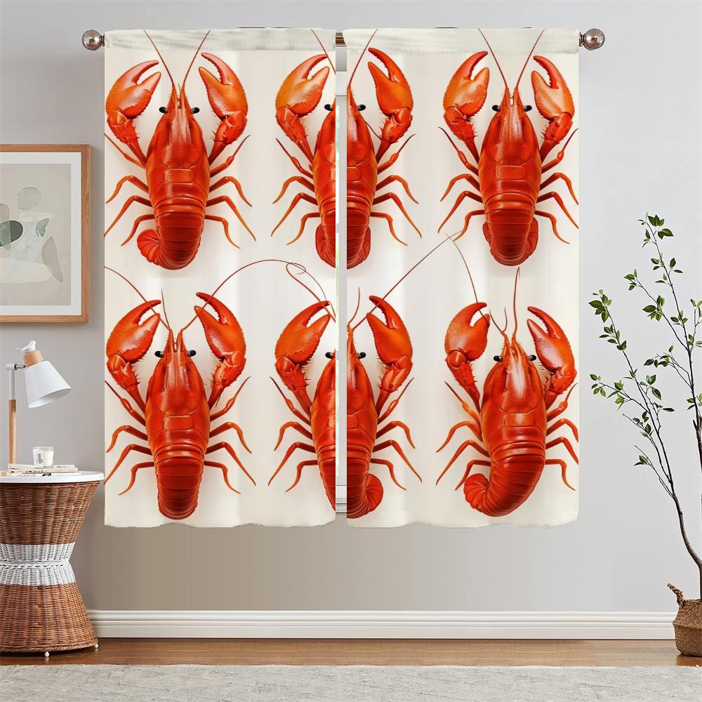 Malé humří kuchyňské závěsy Podvazky Bílé závěsy do obývacího pokoje Zatemňovací závěsy Zatemňovací kadeře Okenní žaluzie Chapadla