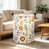Cartoon Animal Storage Basket Foldable Waterproof Laundry Hamper With Double Handles For Kids Toy Clothes Organizer Bin