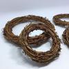 Graceful Christmas Natural Dried Rattan Wreath For Memorable Holiday Decor