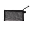Mesh Pencil Pouches With Transparent Design And Durable Zipper Perfect For School Exams Office Daily Storage