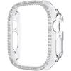 Compatible with Apple Watch Ultra 3/2/1 49mm Double Row Bling Diamond Case PC Bumper Protective Cases Women Men Crystal Shining Rhinestone Cases