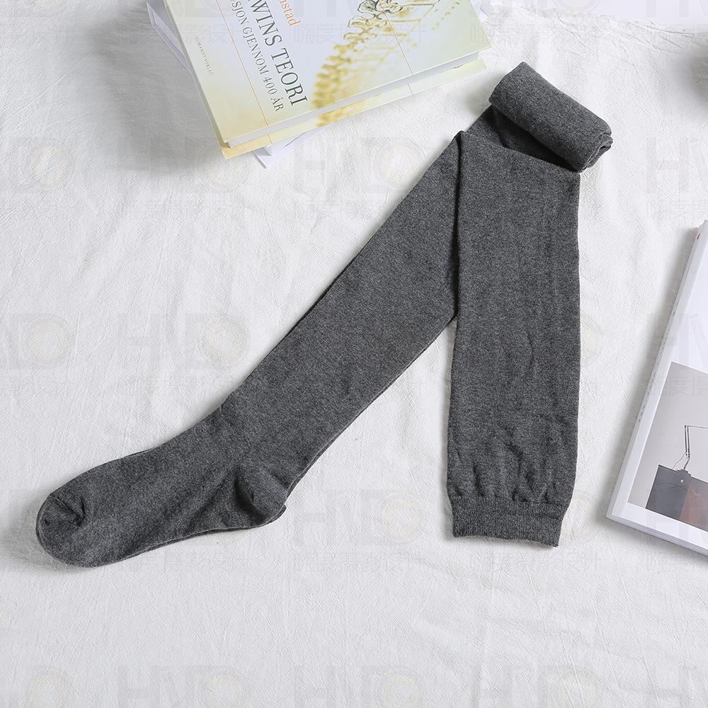 Calze lunghe da donna 80cm sopra il ginocchio, Calze lunghe morbide elasticizzate in cotone per uso quotidiano, Cosplay