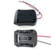 10.8V-12V Battery Mount Dock Power Connector With 14Awg Wires Connectors Adapter Tool For Makita 10.8V 12V Battery