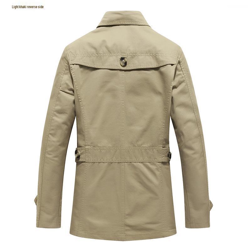 Men's Cotton Windbreaker Jacket - Spring/Autumn 2026 Collection