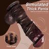 6.9-Inch Realistic Dildo Jockstrap Toy, Skin-Friendly Faux Leather Design with Strong Suction Cup, Hands-Free Adult Toy for Men, Women & Couples