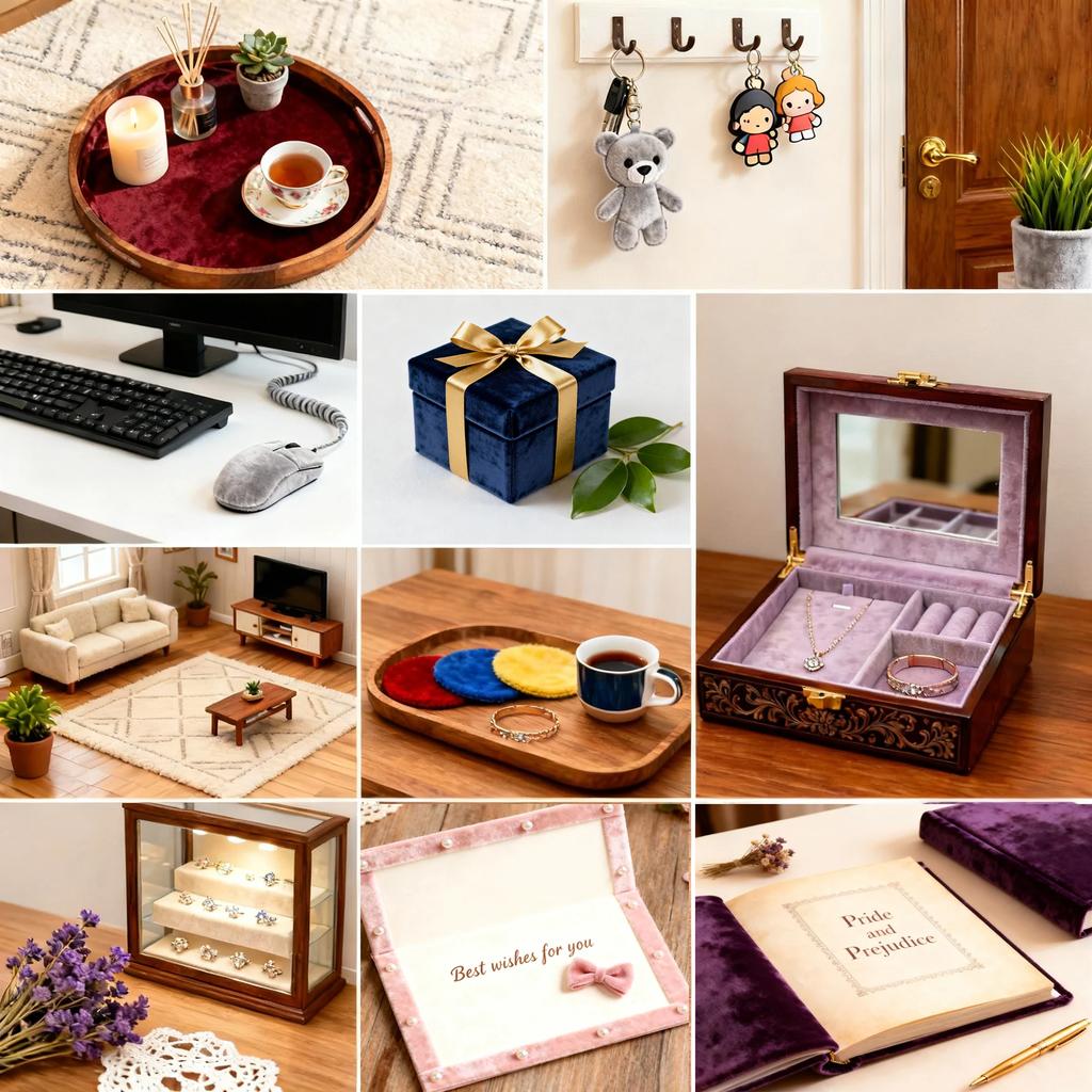 1/2/3 Roll Self-Adhesive Velvet Flock Liner 45x148cm, Multi-Color Contact Paper for Jewelry Box Lining, Drawer & Craft Projects