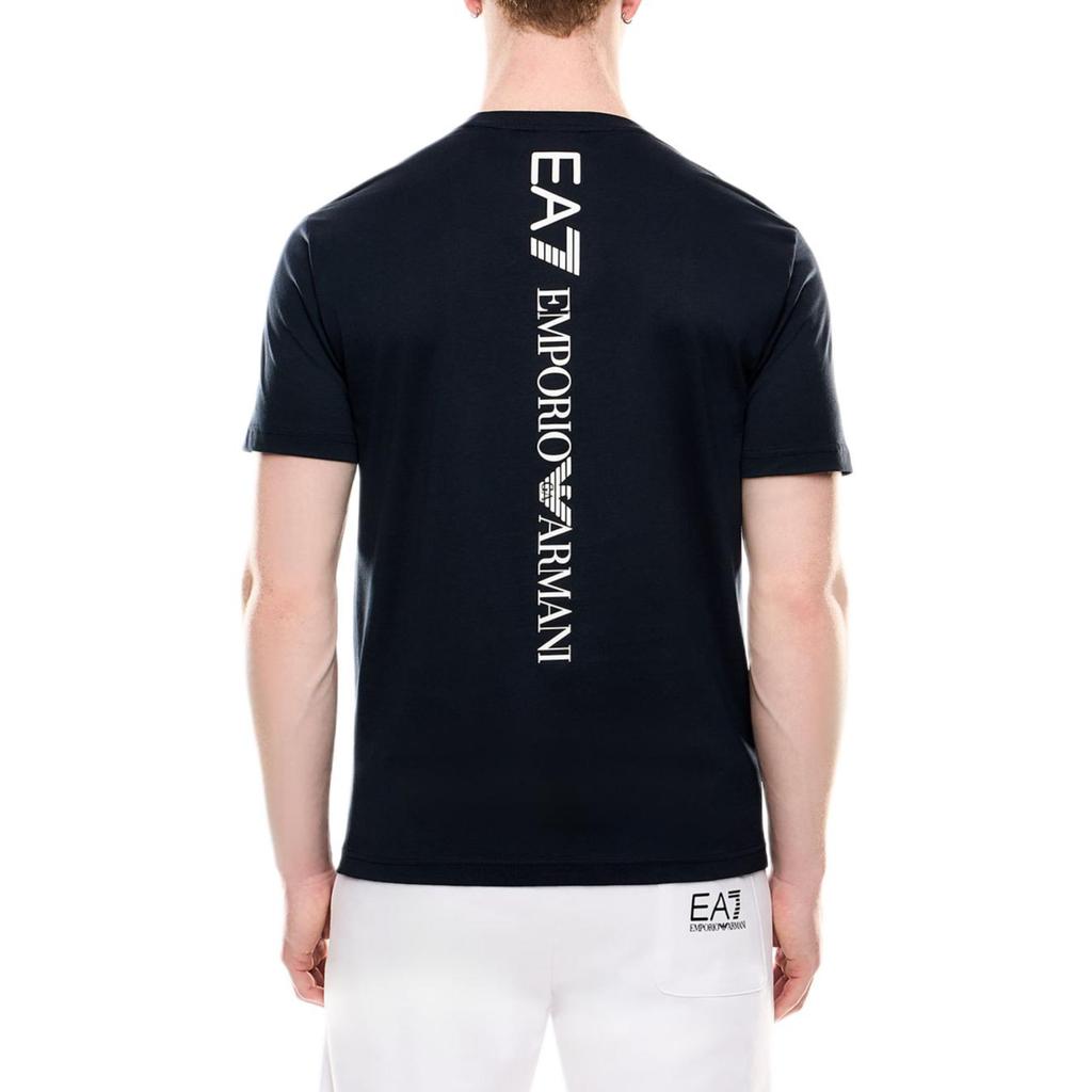 Emporio Armani EA7 Pure Cotton Jersey Series T-Shirt Men Tops Dark-Blue 7M000567-AF10375-MB149
