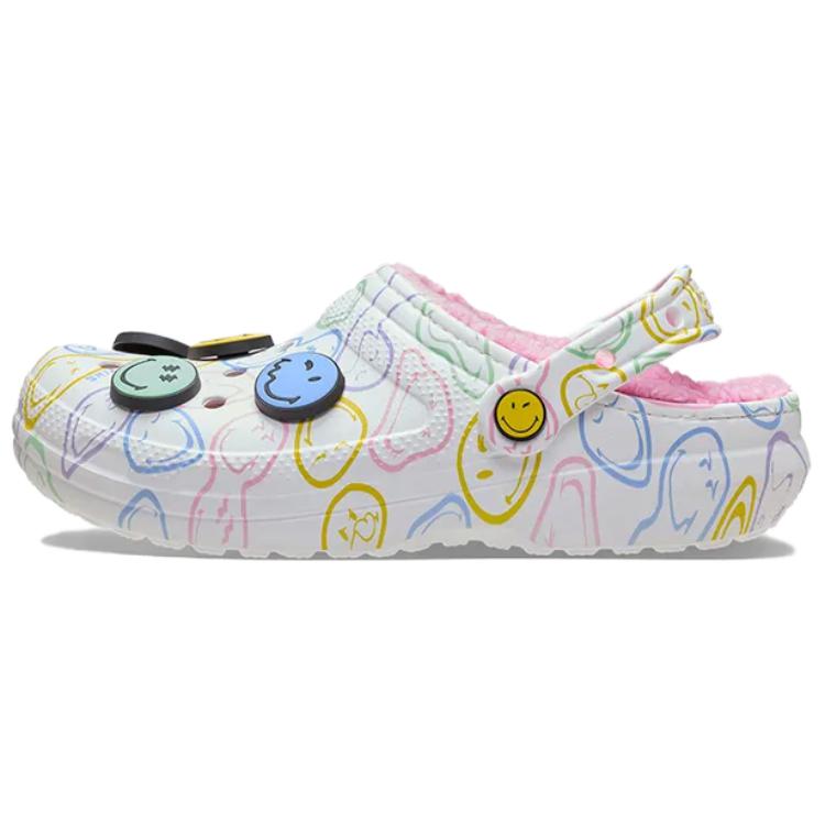 

Crocs EVA Удобные Теплые Клоги Унисекс Обувь Белый Розовый 211696-90H 37-38