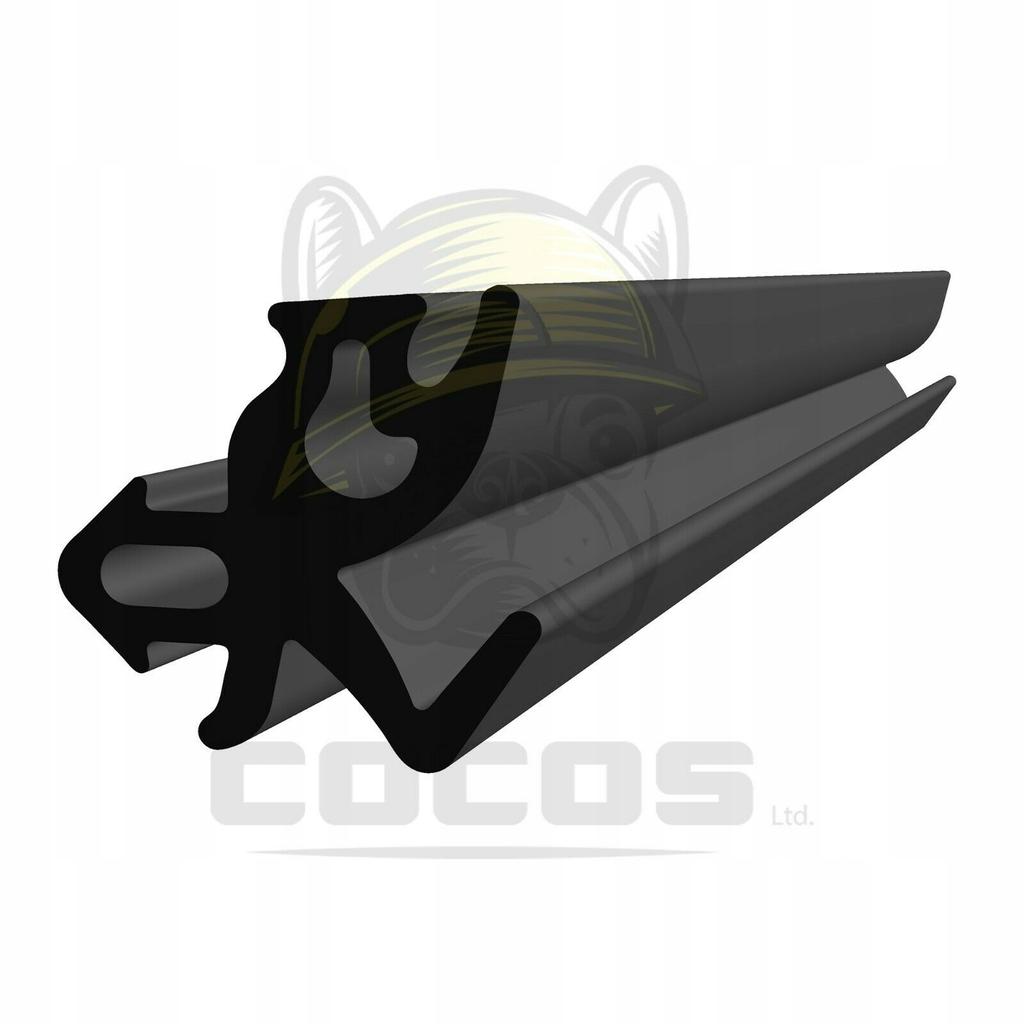 Seal for PVC windows S-1182 ALUPLAST BLACK 1m