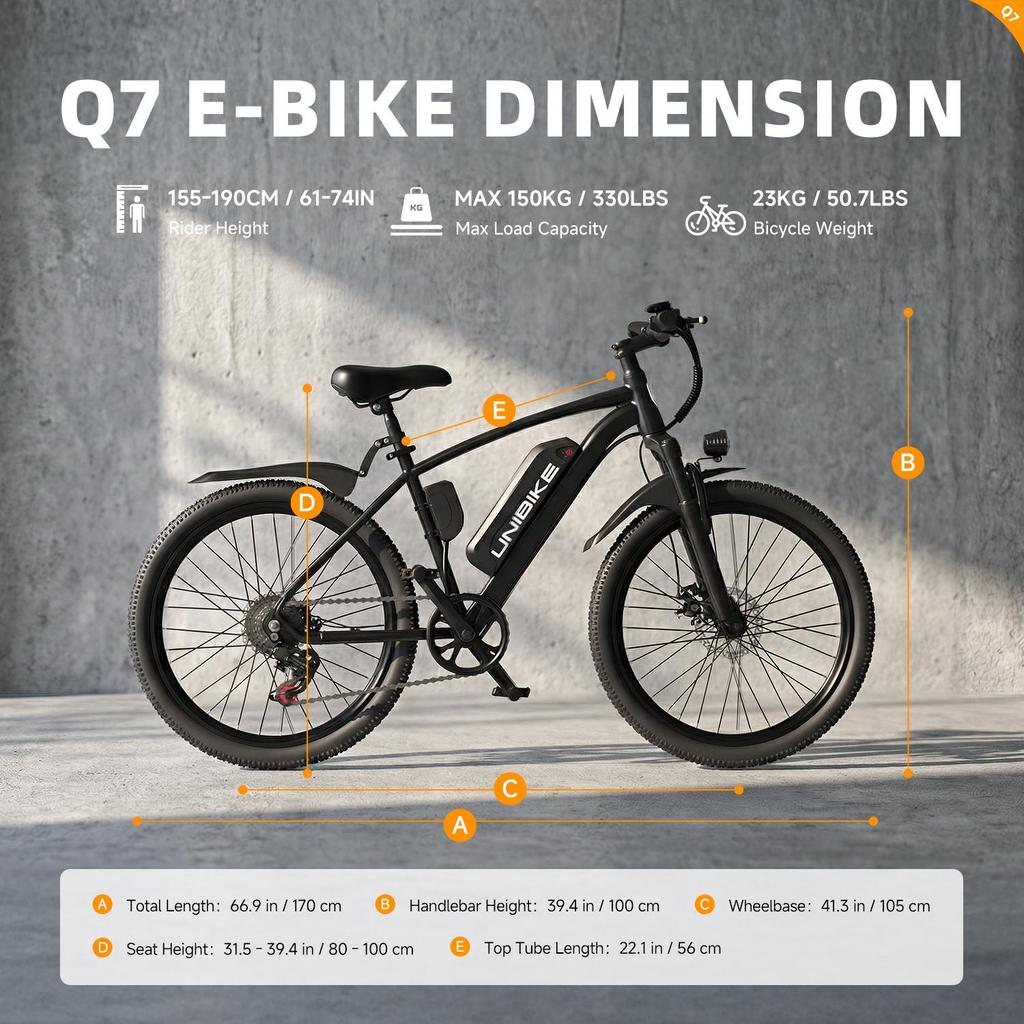 Aairsk 26'' Elektrofahrrad für Erwachsene, 250W Motor E-Bike, 36V 10Ah Abnehmbarer Akku, 25 km/h E-Mountainbike NFC