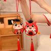 Plush Horse Keychain Zodiac Horse Plush Pendant With Tassel Soft Lucky Pony Figurine Home Decoration For Chinese  Year