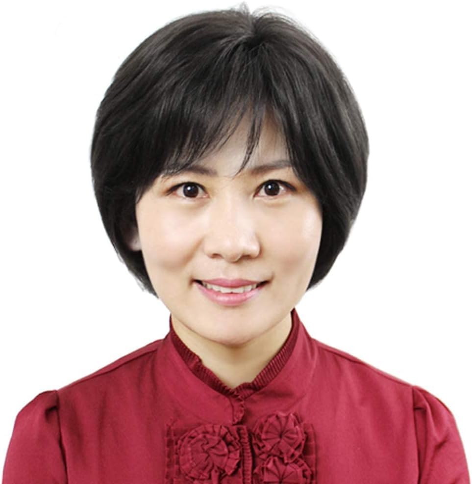 

Парик-полностью для и Человеческие волосы Медицинские волосы Дышащий Женский парик, Среднего возраста Пожилой, Парик, Парик для мамы, Парик, Короткий, Ручная вязка, Выпадение, Кудрявый, Стильный,