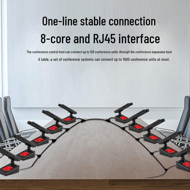 Kayola KYL-5800 Professional Wired Digital Conference Microphone System (CN version)