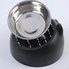 15° Tilted Dog Bowl Slanted Lightweight Cartoon Sturdy Pet Supplies Easy To Food Stainless