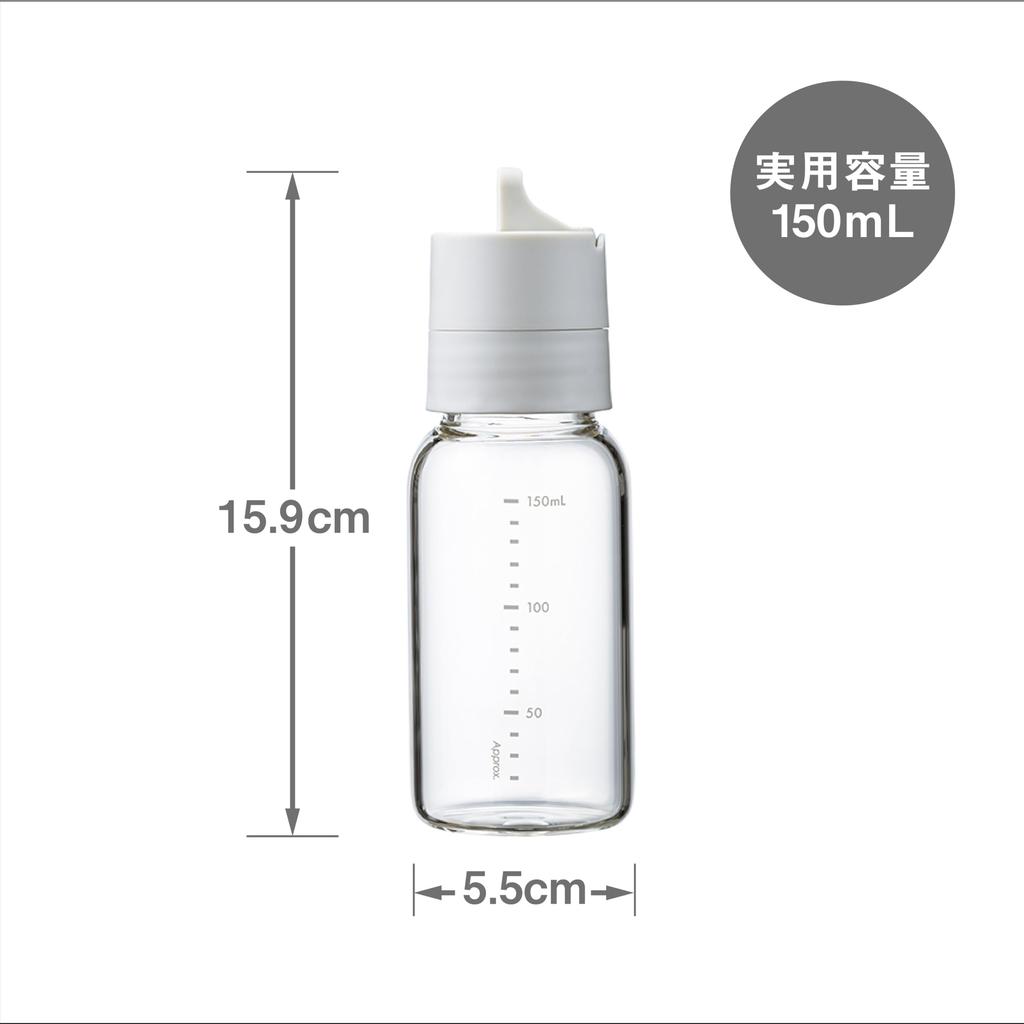 Hario One Touch Dressing Bottle 150ml Pale Gray ODBN-150-PGR