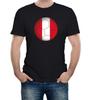 Herren Peru Fußball Unterstützer T-Shirt Herren Damen T-Shirts Top Weltmeisterschaft Europameisterschaft Copa America Land