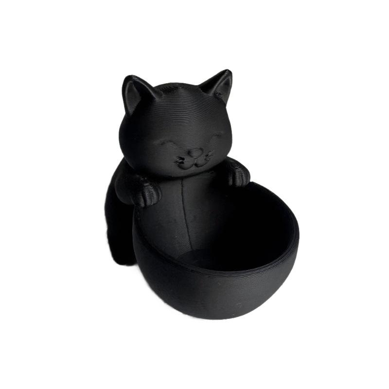 1pc Cute Cat Succulent Flowerpot Three-dimensional Cat Shaped Planting Compact Plants Essential for Cat Lovers