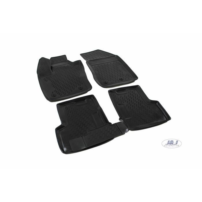 J&J AUTOMOTIVE | Tapis De Sol En Caoutchouc 3D Exclusive Pour Fiat 500X 2014-prés
