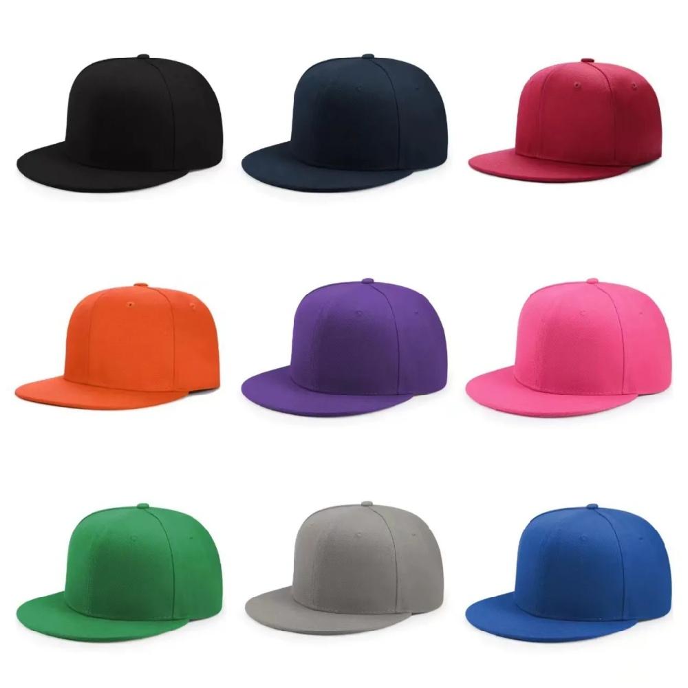 Custom American-Style Flat-Brim Hip-Hop Caps for Men Summer Sun Hats Streetwear Baseball Caps for Women Couple's Flat-Brim Hats