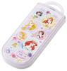 Skater Bento Chopsticks Trio Set Disney Princess 26 Girls Children's (Chopsticks, Spoon, Fork) 16.5cm TACC2-A