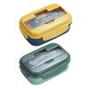 Caixa Bento Caixa de Almoço para Adultos e Estudantes Recipiente para Armazenamento de Alimentos com Compartimentos