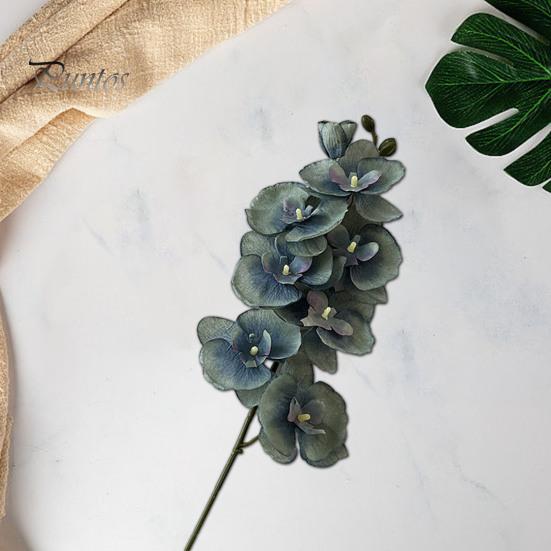 Orhidee artificiale, flori de mătase, realistă, pentru petrecere de nuntă, birou, centru de masă, decorare pentru ramură florală artificială Phalaenopsis