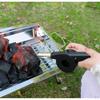 Outdoor Hand Crank Barbecue fan Blower Cooking BBQ Briquets Fire Bellows