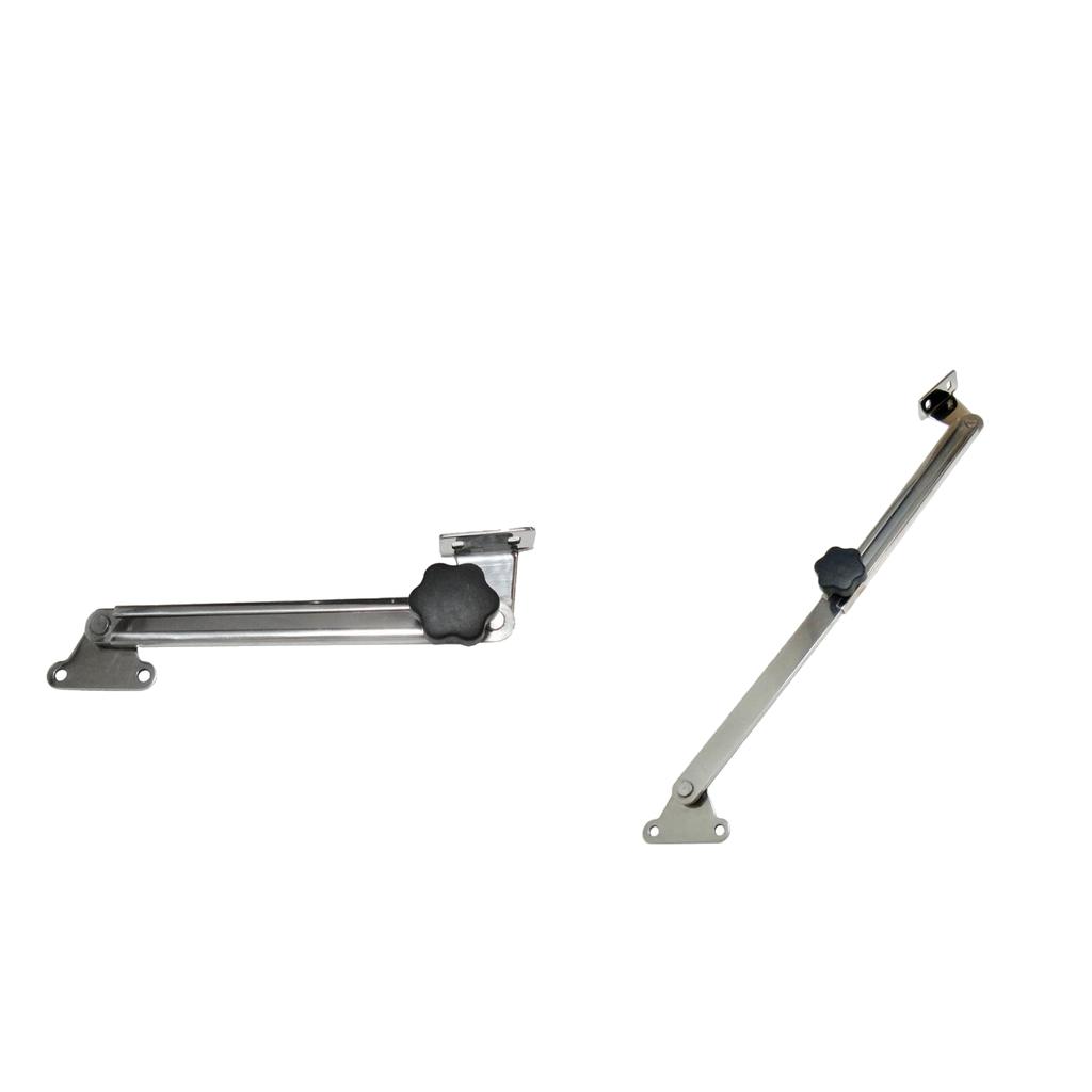 2x 8" Stainless Steel Boat Lock Hatch Deck Hinge Adjustable Latch Fastener