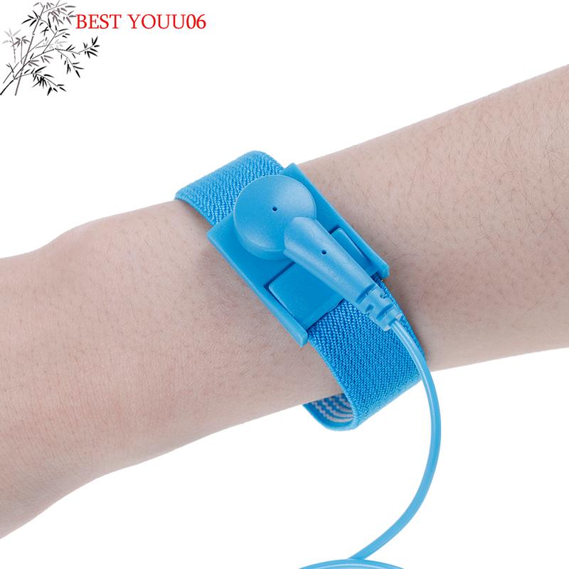 Hot Anti Static Bracelet Adjustable Electrostatic Cordless Wireless ESD Discharge Cable Wrist Band Strap Antistatic Bracelets