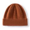 Cashmere autumn and winter new female solid color twisted flower thickened warm classic fashion knitted hat warm and small face