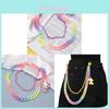 Cinnamoroll Double Layer Belt Chain With Soft Resin Pendant For Youth Fashion Accessory