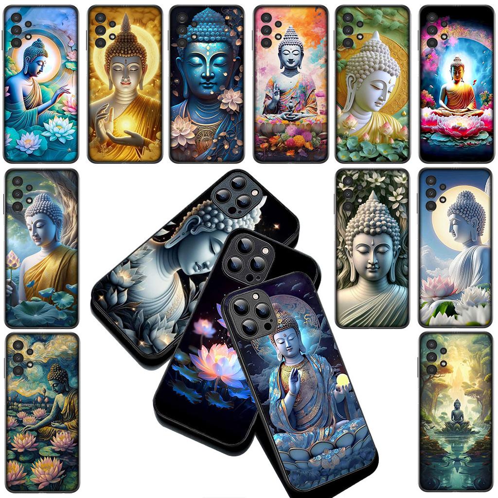 Housse en Silicone Lord Bouddha pour Samsung Galaxy S25 S24 S23 FE Ultra Plus S7 Edge S25+ S24+ A56 5G + Coque de Téléphone