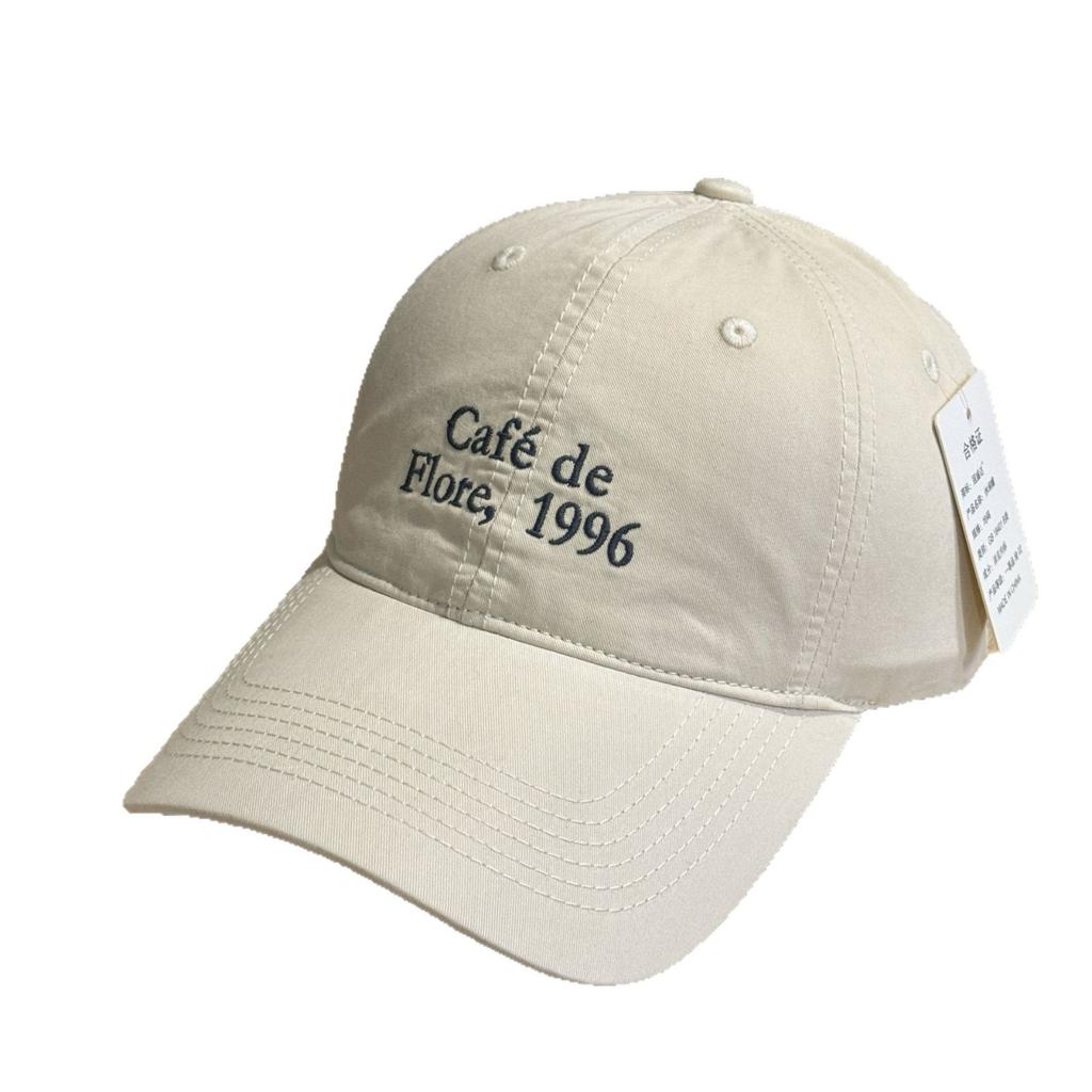 New women's versatile fashion letter soft-top baseball cap, sun-protective embroidered face-flattering duckbill cap for autumn sun protection