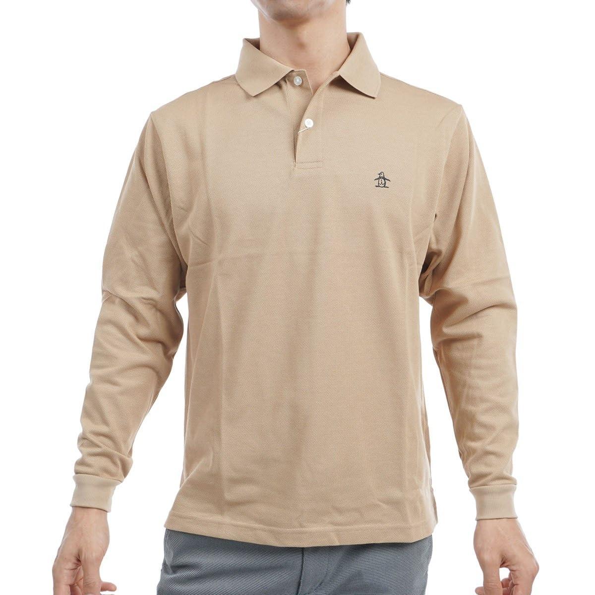 

Рубашка с длинным рукавом 10-летняя поло One Point Made in Japan Golf MG4FLS00M BG00 [Munsingwear] [СТАНДАРТ] Мужская (бежевый)