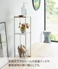 Yamazaki Jitsugyo 5983 Humidifier Stand White Approx. W25XD25XH80cm Tower Accessory Holder Plant Holder