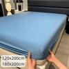 Ice Silk Cooling Fitted Sheet Elastic Band Bed Sheet Breathable Mattress Cover  Home