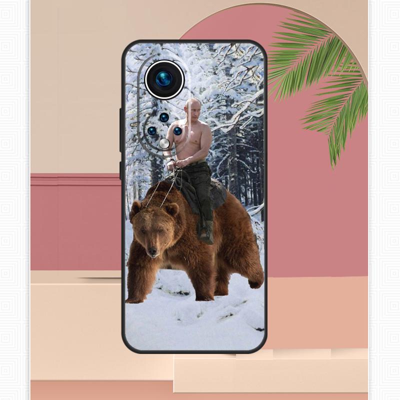 Grizzly Bear Case For Honor Magic 5 6 7 8 Pro Honor 400 Lite 200 X9c X9b X9a X8b X8a X8c 50 70 90 Cover