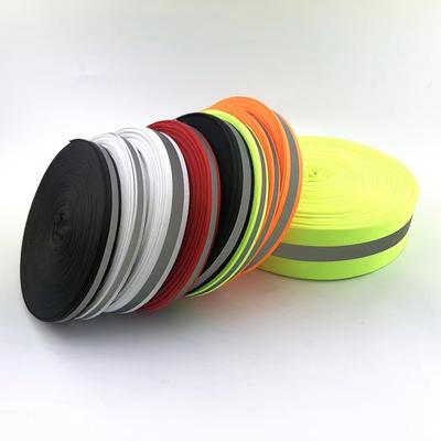 Leuchtstreifen Reflektierend Sanitärkleidung Bekleidung Warntape Farbe Polyester Reflektierendes Gurtband Handgefertigt DIY Zubehör Seil