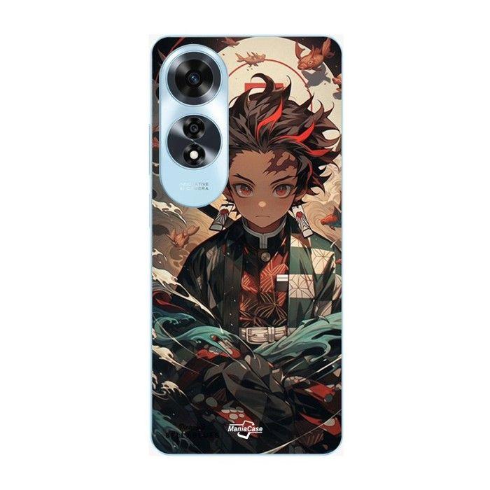 Coque de téléphone - MANIACASE - Oppo A60 - Demon Slayer Tanjiro - Silicone TPU - Souple