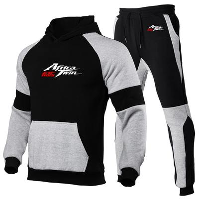 Africa Twin Crf 1000 L Crf1000 2023 Heren Nieuwe Sets Lente Herfst Trui Hoodie Sportwear Broek Casual Print Kleding past