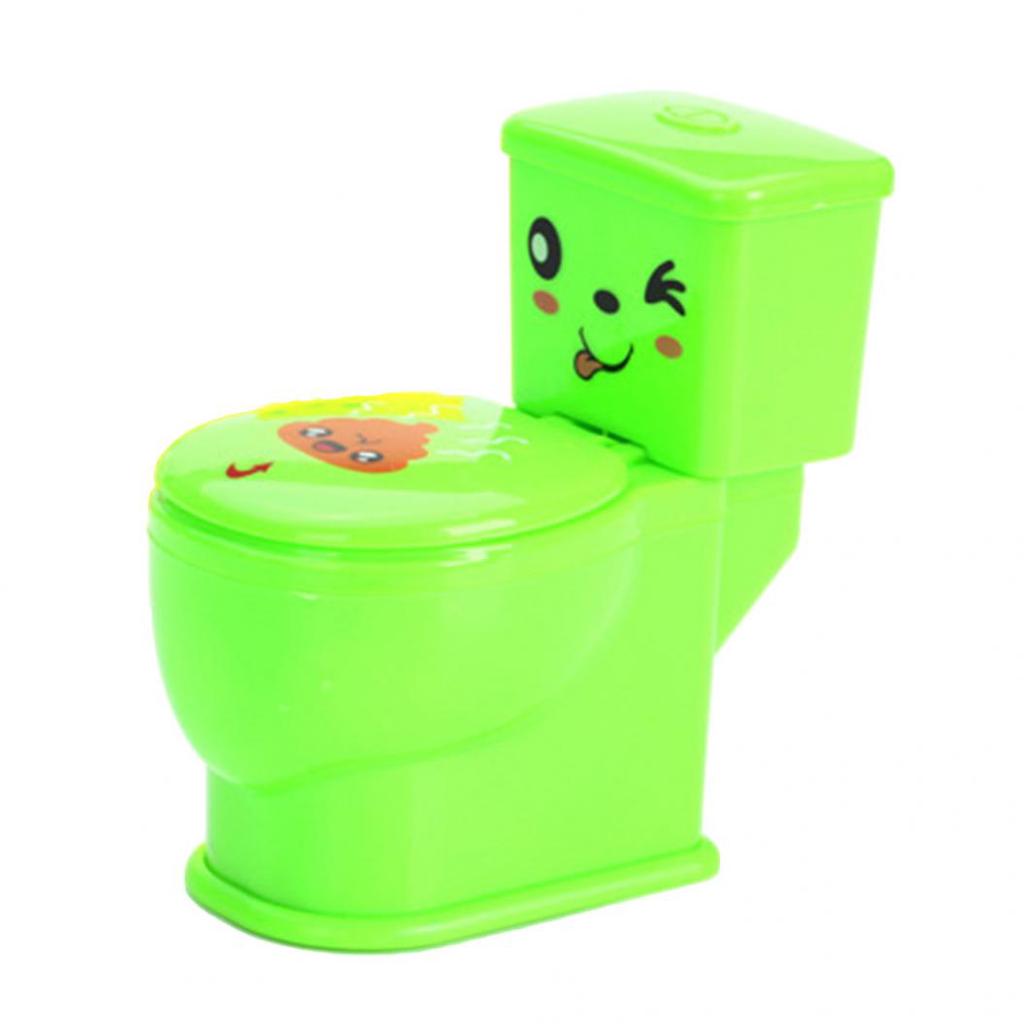 Parodi Prylar Mini Prank Squirt Spray Vatten Toalett Closestool Joke Toy Present