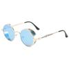 Vintage Steampunk Sunglasses Gothic Men Women Retro Round Glasses Luxury Design Metal Mirror Circle Sun Glasses  Masculino