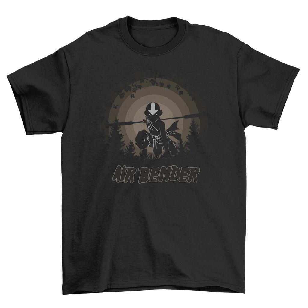 Air Bender T-Shirt Mens Womens Tees Top: Unleash Elemental Style! 100% Cotton, Funny Tee with Man Rid