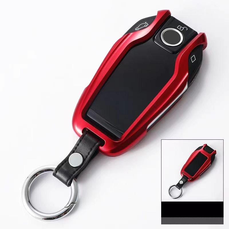 Interior Mouldings Aluminum Alloy Car Display Key Fob Cover Case for BMW 5 7 series G11 G12 G30 G31 G32 i8 I12 I15 G01 X3 G02 X4